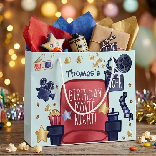 誕生日映画鑑賞会 ラージペーパーバッグ