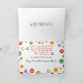 誕生日曲 カード (内部)