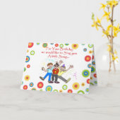 誕生日曲 カード (黄色い花)