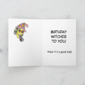 誕生日書おもしろい風変わりきカード カード (内部)
