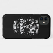 誕生日最高のが未来を予測する方法 Case-Mate iPhoneケース (裏面(横))