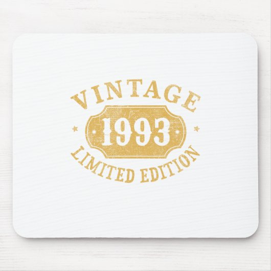 誕生日最高のギフト限定1993年代 マウスパッド (正面)