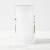 誕生日最高のドグパパの写真 フロストグラスビールジョッキ (中央)