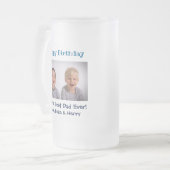 誕生日最高のパパEver Photo フロストグラスビールジョッキ (正面左)