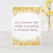 誕生日月グリーティングカード カード (黄色い花)