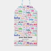 誕生日月7月 ギフトタグ (正面)