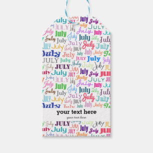 誕生日月7月 ギフトタグ