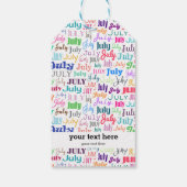 誕生日月7月 ギフトタグ (裏面)