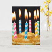 誕生日朝食 カード (黄色い花)