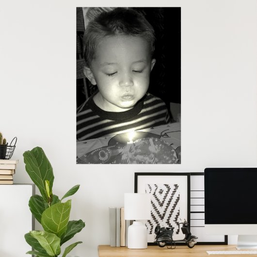 誕生日朝食 ポスター (ホームオフィス)