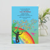 誕生日来パーティーへの招待 招待状 (スタンド正面)