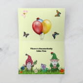 誕生日格言折りグリーティングカード カード (内部)