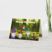 誕生日格言折りグリーティングカード カード (正面)
