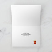 誕生日業者による贈り物 カード (内部)