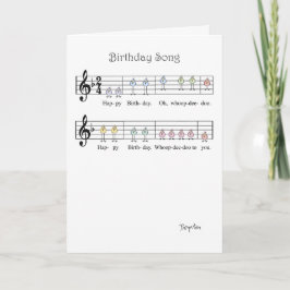 誕生日歌 カード