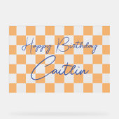 誕生日歓迎 アクリルサイン (正面)