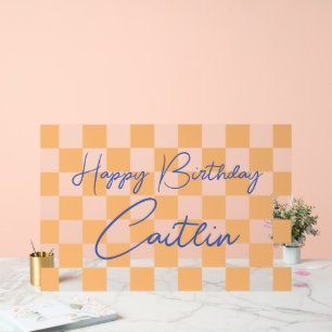 誕生日歓迎 アクリルサイン