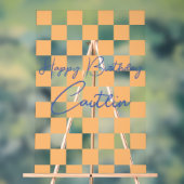 誕生日歓迎 アクリルサイン (ニュートラル)