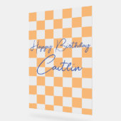 誕生日歓迎 アクリルサイン (傾斜)