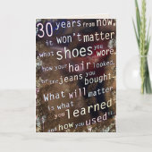 誕生日正論 カード (正面)