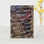 誕生日正論 カード (黄色い花)