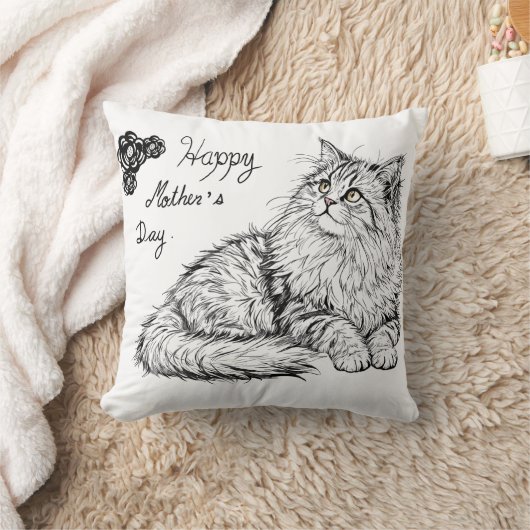 誕生日母 クッション (ブランケット)