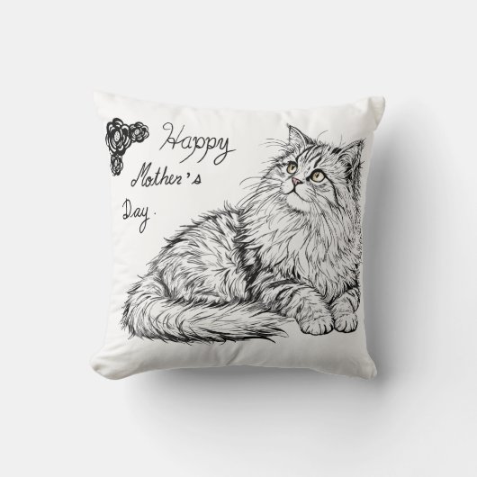 誕生日母 クッション (正面)