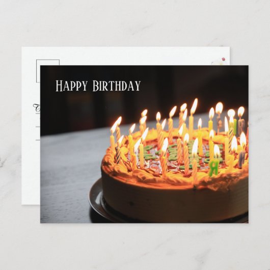 誕生日母 ポストカード (正面/裏面)