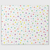 誕生日水玉模様 ラッピングペーパー (フラット)