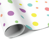 誕生日水玉模様 ラッピングペーパー (ロールコーナー)