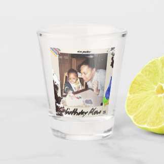 誕生日流れショットガラス ショットグラス