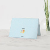 誕生日海サンセット0735 カード (裏面)