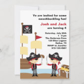 誕生日海賊 招待状 (正面)