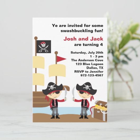 誕生日海賊 招待状 (スタンド正面)