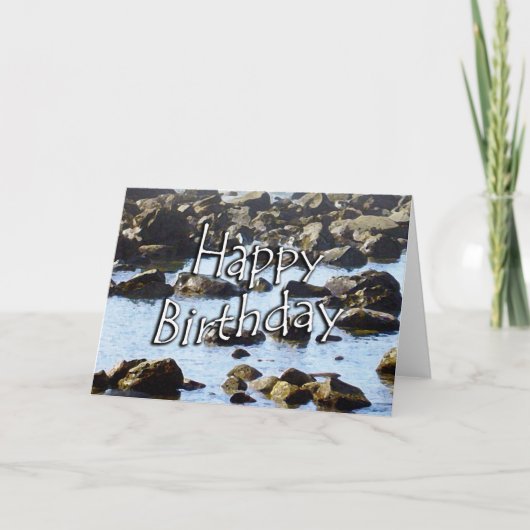 誕生日海 カード (正面)