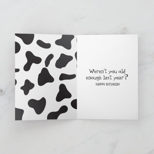 誕生日漫画 カード (内部)