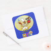 誕生日漫画 スクエアシール (封筒)