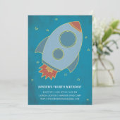 誕生日爆破!児童誕生日招待状 招待状 (スタンド正面)