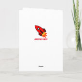 誕生日父のスポイラー誕生日 カード (裏面)