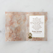 誕生日父パパポケットウォッチ及びチェーンカード カード (内部)