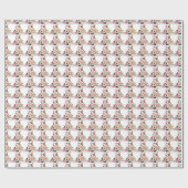 誕生日牛型包装紙 ラッピングペーパー (フラット)