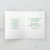 誕生日牧師の妻クリスチャンカードBL カード (内部)