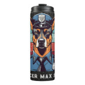 誕生日犬の警察官への贈物パパ夫 タンブラー (正面)