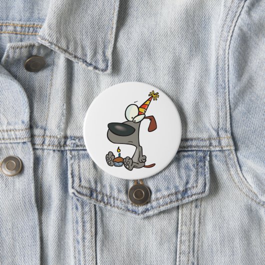 誕生日犬 缶バッジ (インサイチュ)