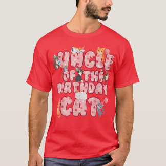 誕生日猫の伯父ティオ子猫恋人 Tシャツ