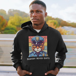 誕生日猫ギフト警視庁パパおじいちゃん パーカ