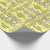 誕生日猫用ラッピング紙 ラッピングペーパー (角)