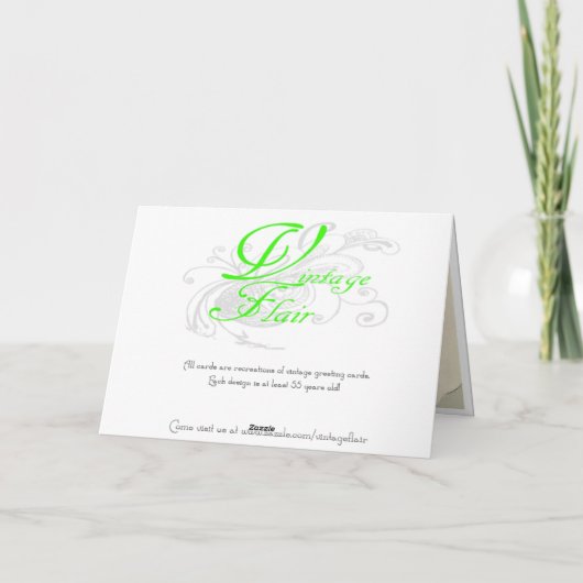 誕生日猫! カード (裏面)