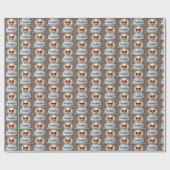 誕生日猫（ケーキとろうそく） ラッピングペーパー (フラット)