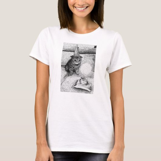 誕生日猫 Tシャツ (正面)